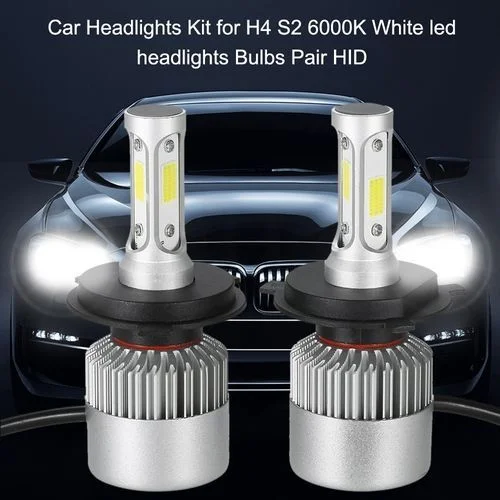 S2 H4 Kit 2 lampes H4 LED blanc et étanche pour code et phares de voiture -  Dali-KeyElectronics
