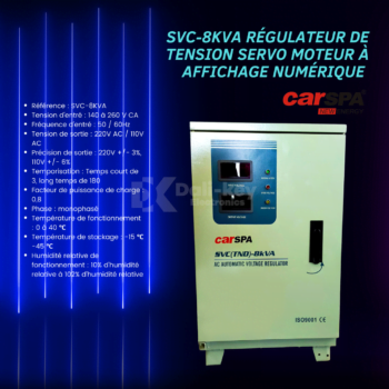 Regulateur Stabilisateur de tension automatique ODR-3000VA