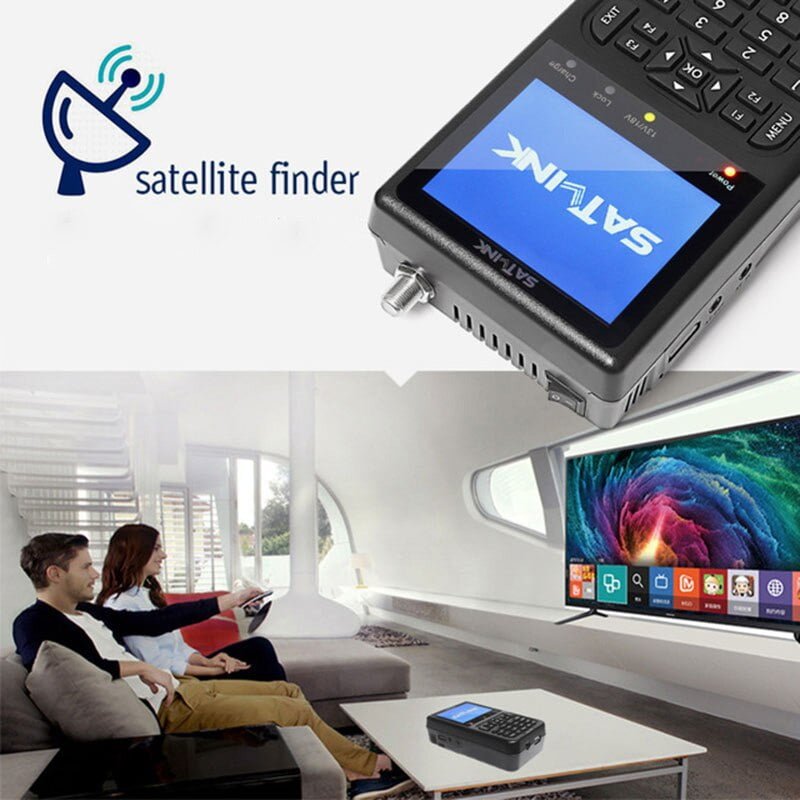 Détecteur De Signal TV Numérique TF02 - Pour Antennes, Navigation Intégrée, Alimentation Via LNB, 40-862 MHz