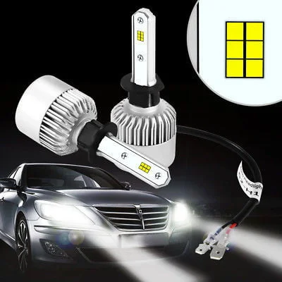 Acheter Maijiabao nouveau 2 pièces H1 100W ampoules de phares LED de  voiture antibrouillard lumière blanche brillante universelle