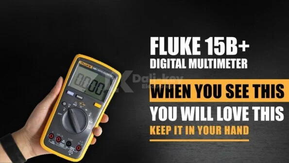 FLUKE 15B+ Multimètre numérique automatique - Dali-KeyElectronics