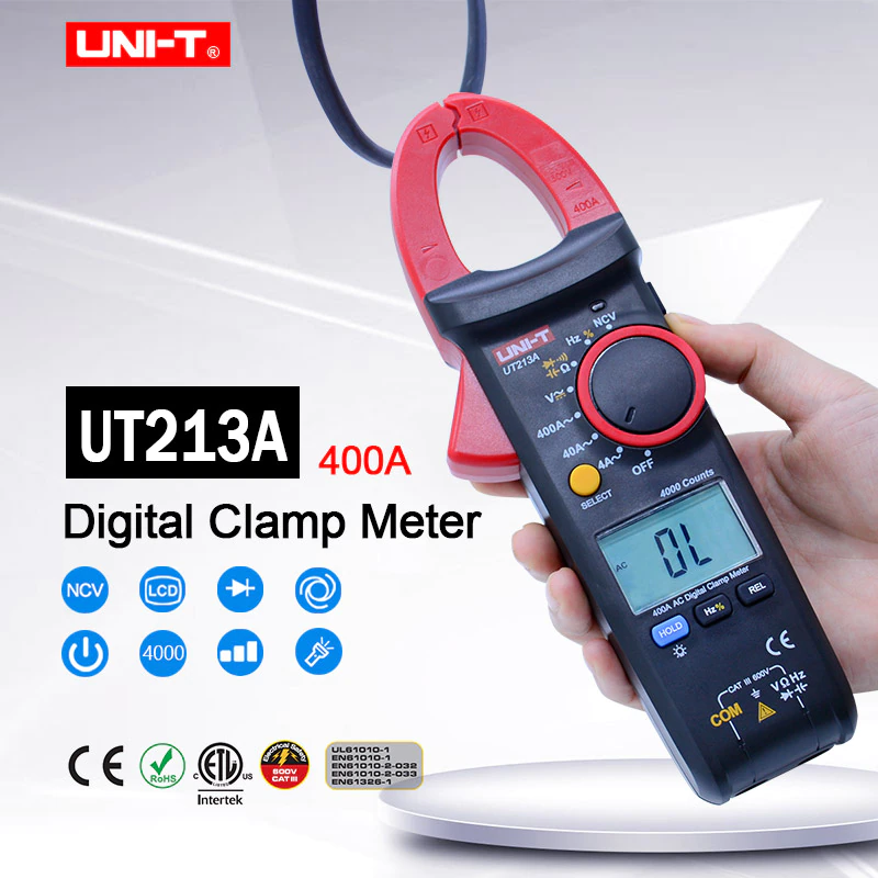 UT202 Pince Ampèremétrique numérique automatique 400A - Dali