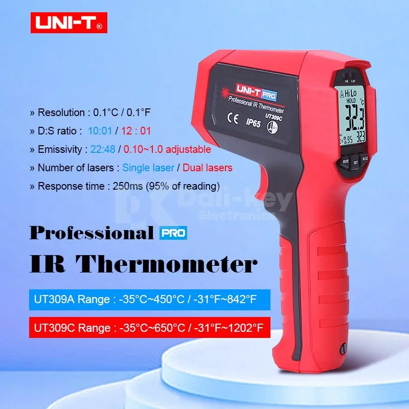 Fluke 62 MAX+ Thermomètre infrarouge - double laser - -30°C à 650