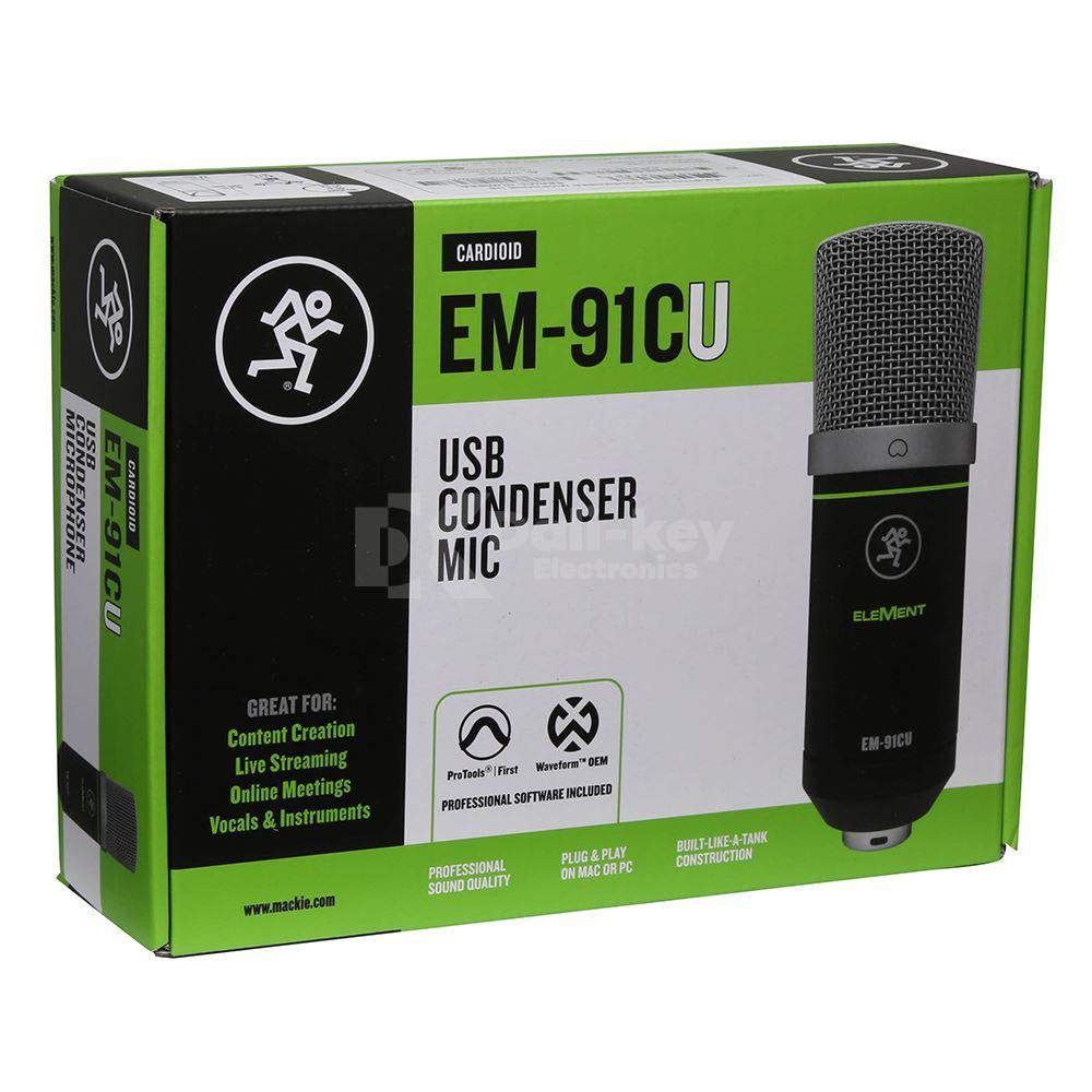 Microphone à condensateur USB Mackie EM-91CU..