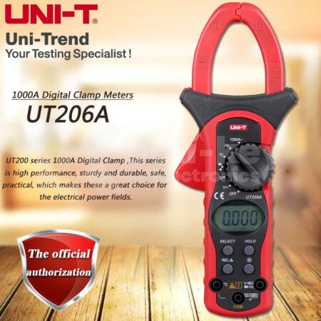 Uni-T UT204+ Pince Multimètre Numérique Automatique Ampèremétrique
