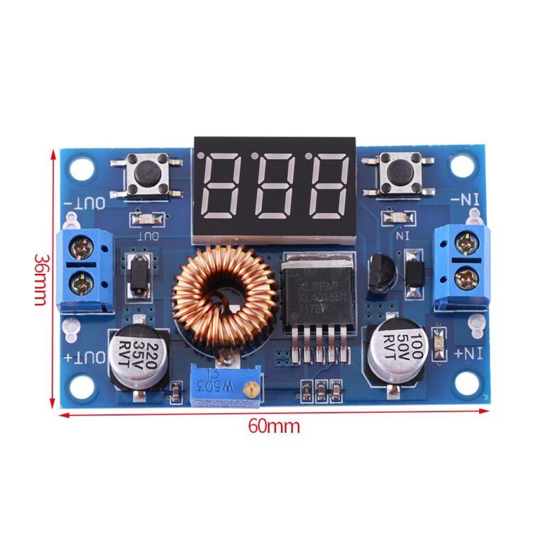 LM2577 Module convertisseur voltmètre LED réglable 3A DC-DC - Dali ...