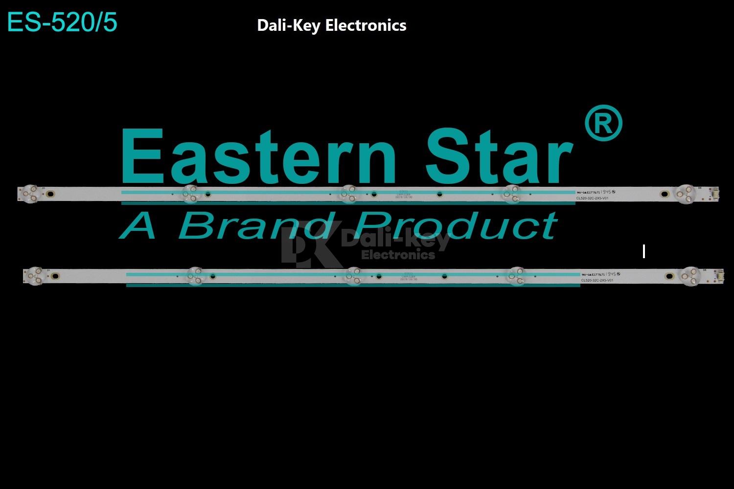ES-520 Kit 2 barres 5 LED 3V TV THOMSON 32″