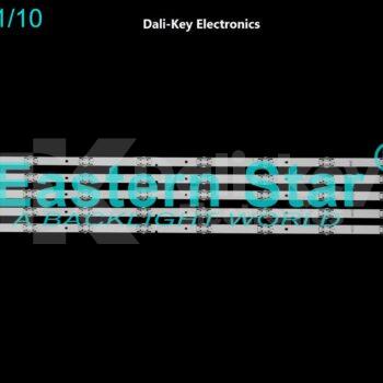 ES-1141 Kit 5 barres 10 LED 3V TV HISENSE 50″