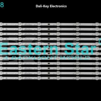 ES-983 Kit de 12 barres 8 LED 3V TV Maxwell VEGA 55" VTV SD55