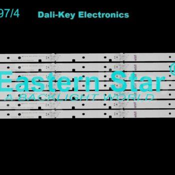 ES-1097 Kit 7 barres 4 LED 3V TV CONDOR 43" U43A7700