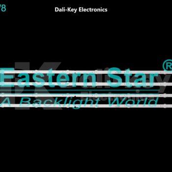 ES-4412 Kit 4 barres 8 LED 3V TV TELEFUNKEN 49" TV 49" LED TLF E20 FHD SMART