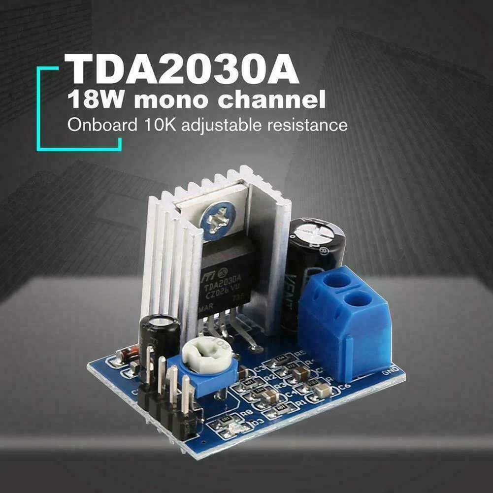 HALJIA TDA2030A Module damplificateur audio Module damplificateur de puissance Carte PA 6 ~ 12V 